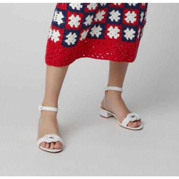 Alexandre Birman Vicky Vinyl 30 in White Low 1” Block Heel Women’s Size 37 (6.5) - Picture 3 of 11